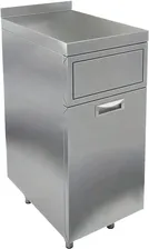 Стол под мусорный бак с бортом Hicold НБММБ-4/6БВ