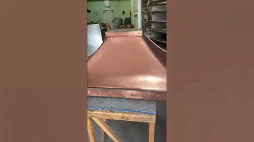 Медный вытяжной зонт