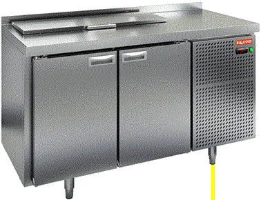 Охлаждаемый стол HICOLD SL1-11GN (1/3) (для салатов)