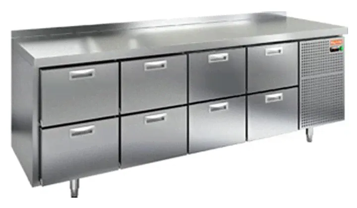 СТОЛ С ОХЛАЖД.ШКАФОМ HICOLD GN2222/TN-0