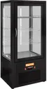 Настольная вертикальная холодильная витрина HICOLD VRC 100 Black