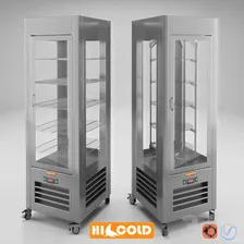 Витрина кондитерская вертикальная, вертикальная с вращением HICOLD VRC 350, VRC 350 R, VRC 350 Bz, VRC 350 R-Bz - Ресторан - 3D модель