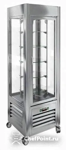 Витрина кондитерская HICOLD VRC 350 R с вращением-0
