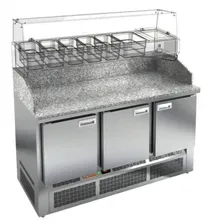 Стол для пиццы HICOLD PZE3-111/GN (1/6H) камень