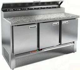 Стол для пиццы Hicold PZE2-111/GN (1/6H) камень
