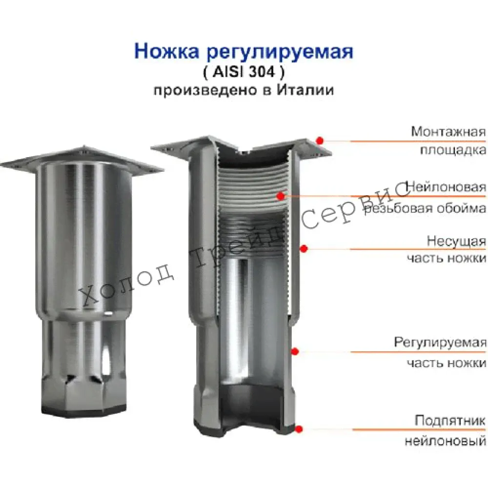 Стол холодильный Hicold GNE 111/TN (3 двери)-0