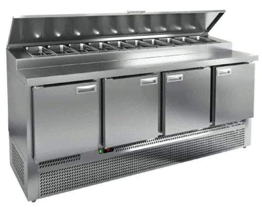 Стол для пиццы Hicold PZE1-1111GN (1/3)-0