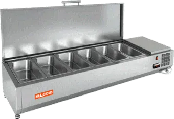 Витрина настольная Hicold VRTU 1390 для ингредиентов