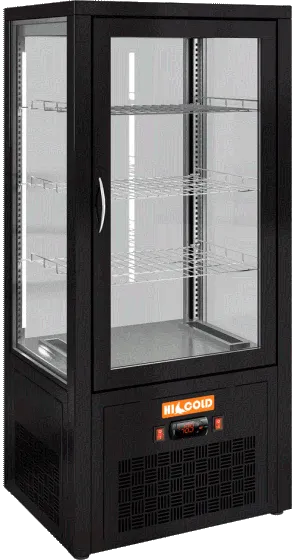 Холодильная витрина HICOLD VRC 100 Black-0