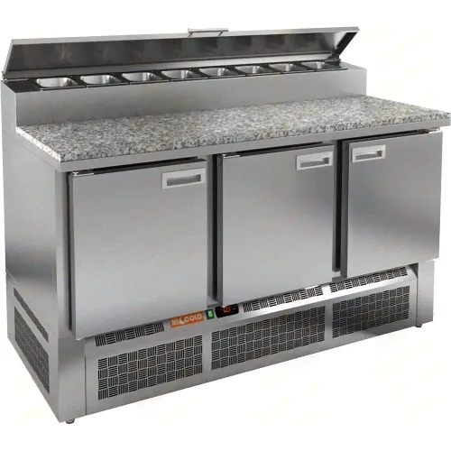 Стол для пиццы Hicold PZE2-111GN (ГРАНИТ)-0