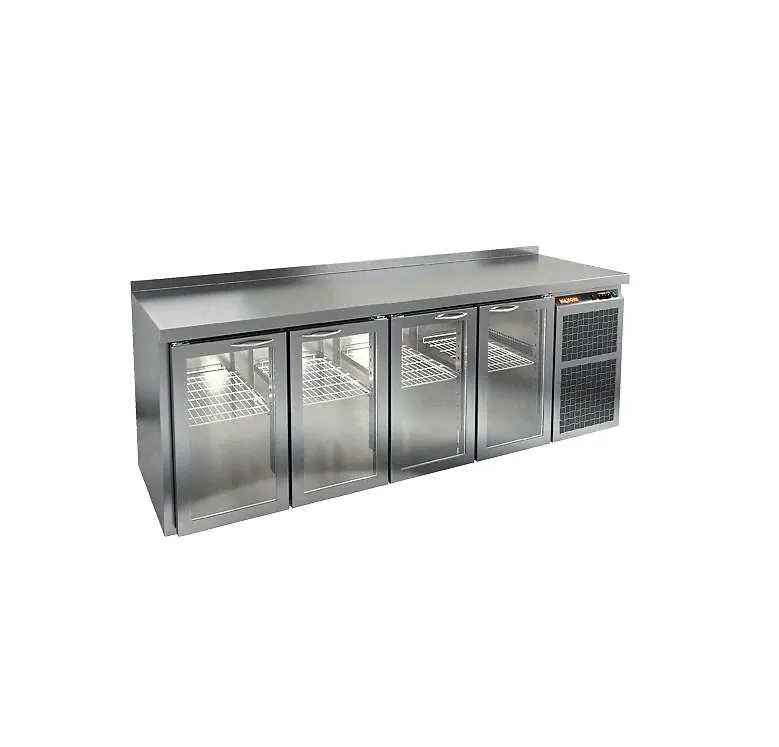 Стол холодильный 4 двери стекло Hicold GNG 1111 BR2 HT