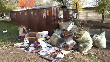 Кто отвечает за разбросанный мусор около контейнера