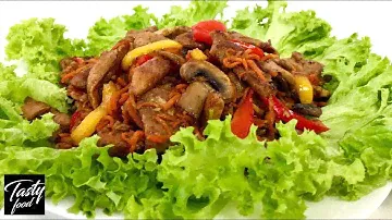 Салат "Сеул" Вкуснее Теплого Салата Вы Еще НЕ ПРОБОВАЛИ! Объедение!