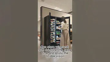 Large Capacity Compressor Wine Cooler | Wine + Ice bar Cabinet