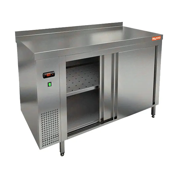 Стол тепловой пристенный двери купе HICOLD TS 14 GN 1400х700х850-0