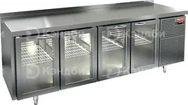 Стол c охлаждаемым шкафом Hicold GNG 1111 BR2 HT (со стеклянной дверью)