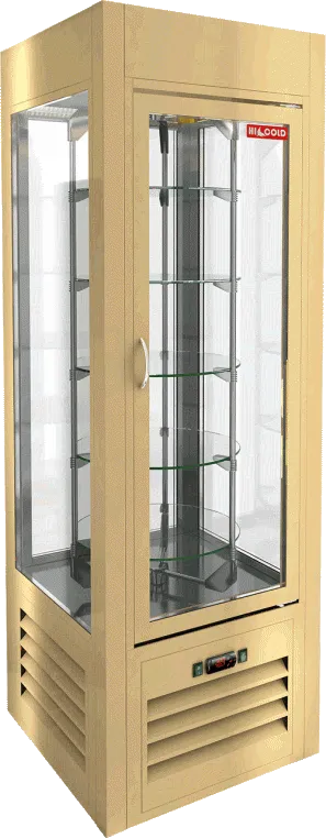 Витрина кондитерская HICOLD VRC 350 R Sh Beige-0