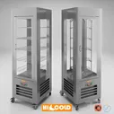 Витрина кондитерская вертикальная, вертикальная с вращением HICOLD VRC 350, VRC 350 R, VRC 350 Bz, VRC 350 R-Bz - Ресторан - 3D модель