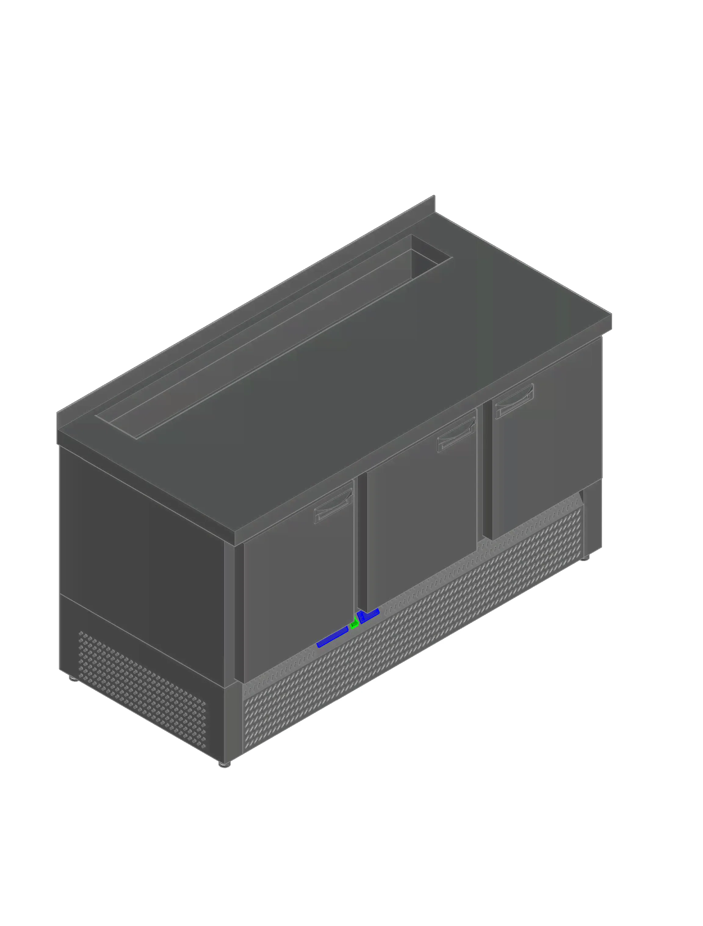 СТОЛ ДЛЯ САЛАТОВ HICOLD SLE1-111GN Б. КРЫШК.-0