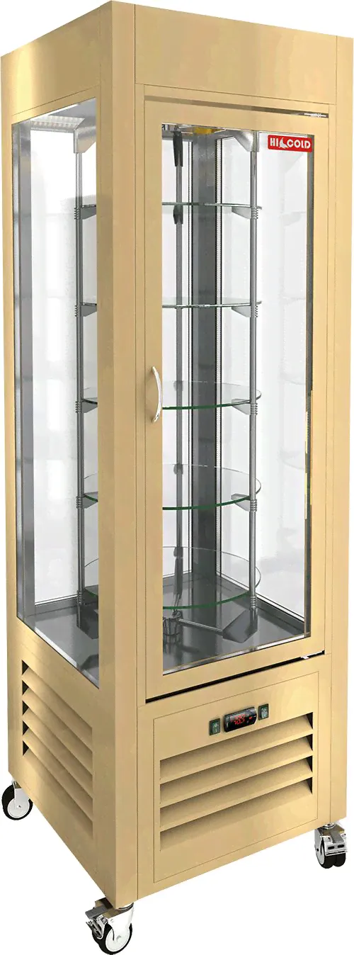 Витрина кондитерская вертикальная HICOLD VRC 350 R Beige-0