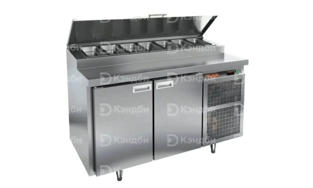 Стол для пиццы Hicold PZE2-112GN (1/6)-0