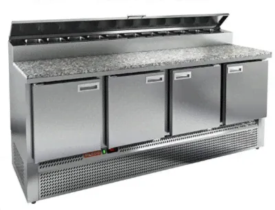 Стол для пиццы HICOLD PZE2-1111/GN (1/6H) камень