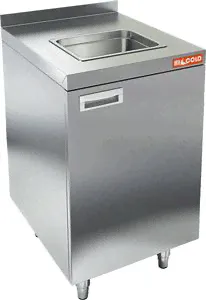 Стол закрытый с мойкой HICOLD НБМСЗМ-5/7Б
