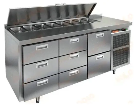 Стол для салатов Hicold SL1-332GN-0