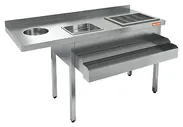 Барная станция HICOLD НКС-14/5БК с бортом