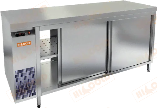 Стол кухонный тепловой сквозной двери купе HICOLD TS T 18 GN O-0