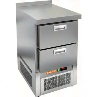 Стол с мороз. шкафом Hicold GNE 2/BT (565х700х850мм; 0,24кВт, 220В,-10...-18 °С)