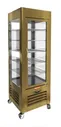 Кондитерский шкаф-витрина HiCold VRC 350 Bz, решетчатые полки, бронза