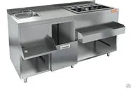 Коктейльная станция НКС-14/5БПК 1400х770х850мм HICOLD RUS