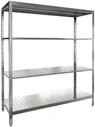 Стеллаж прямой перфорированный Hicold НСК-7/7 П