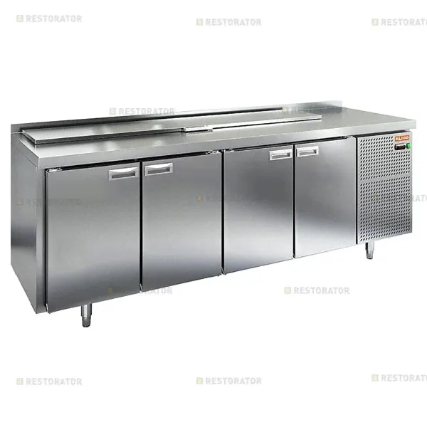 Стол для салатов HICOLD SL2-1111SN (1/6) с крышкой