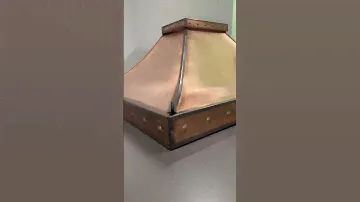 Вытяжной зонт медный